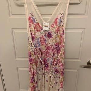 Free people floral slip dress